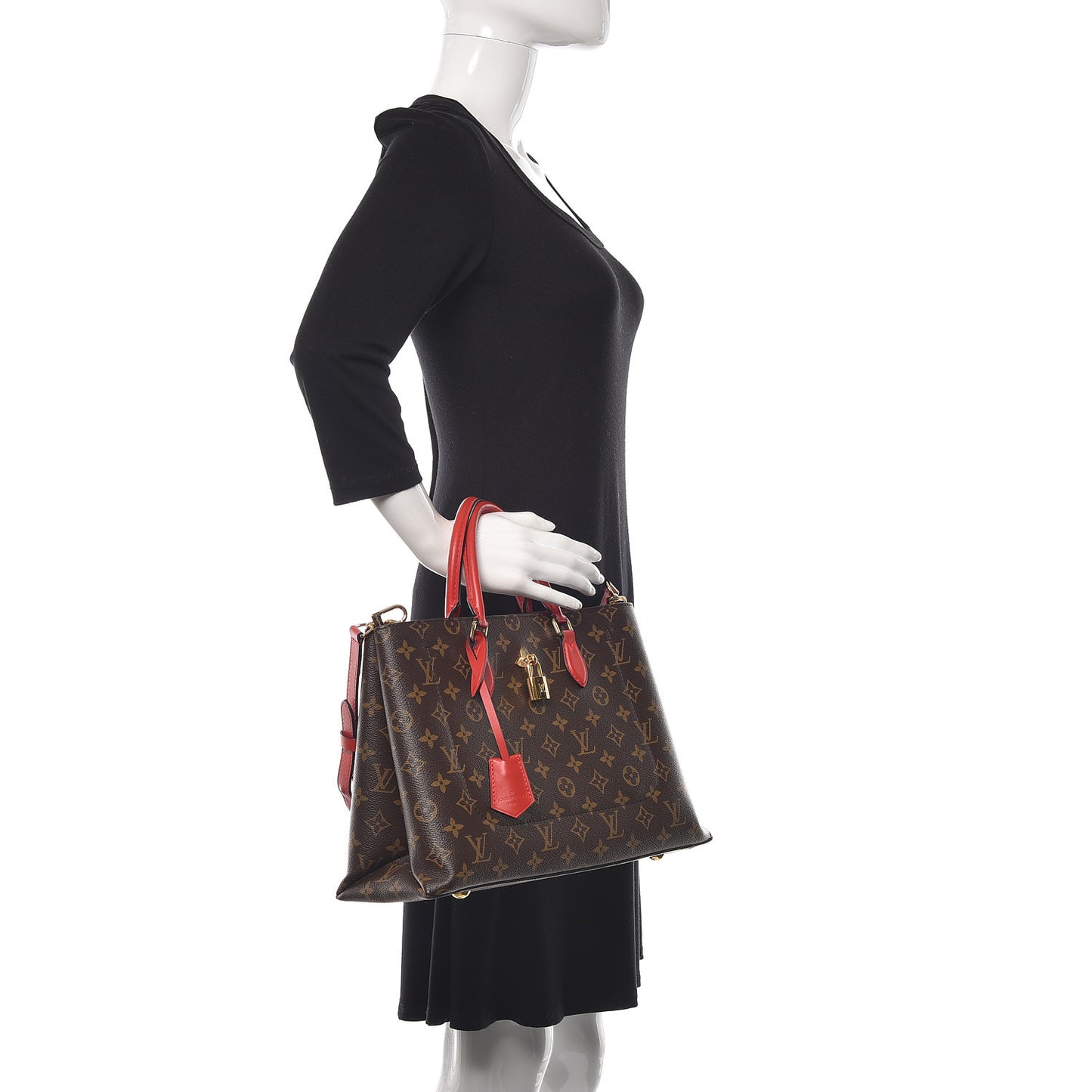 Monogram Flower Tote Coquelicot