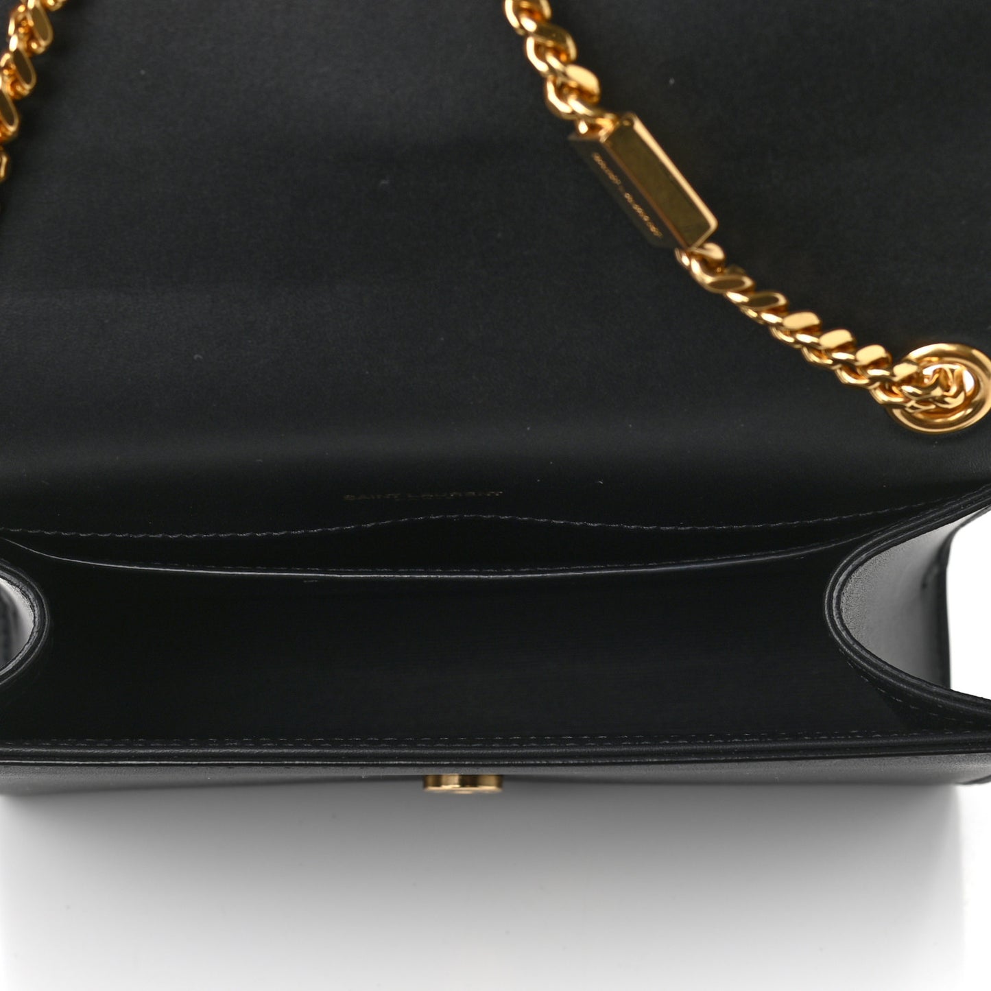 Calfskin Small Monogram Kate Satchel Black