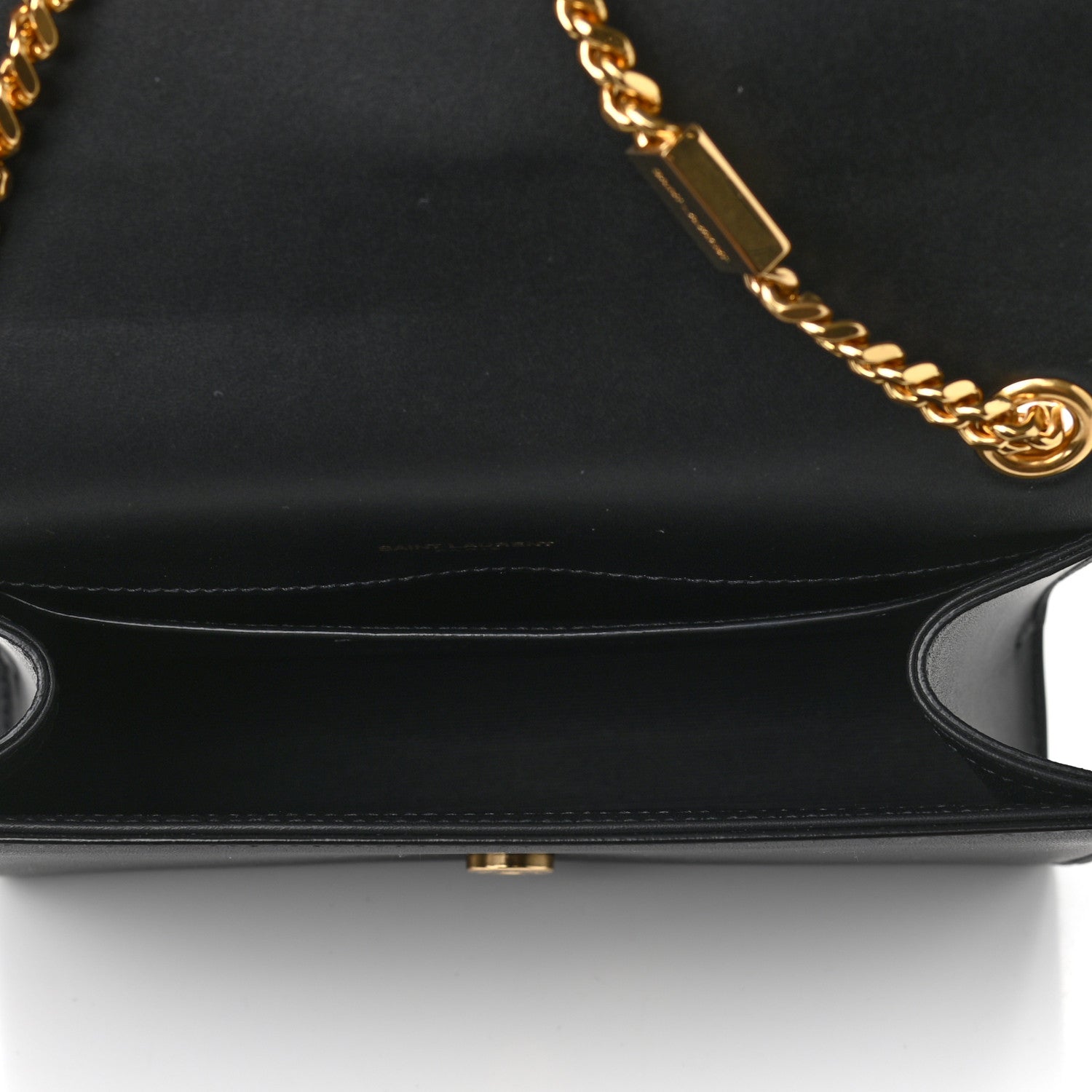 Saint Laurent Calfskin Small Monogram Kate Satchel Black 4 of 9