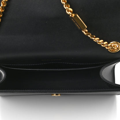 Saint Laurent Calfskin Small Monogram Kate Satchel Black 4 of 9