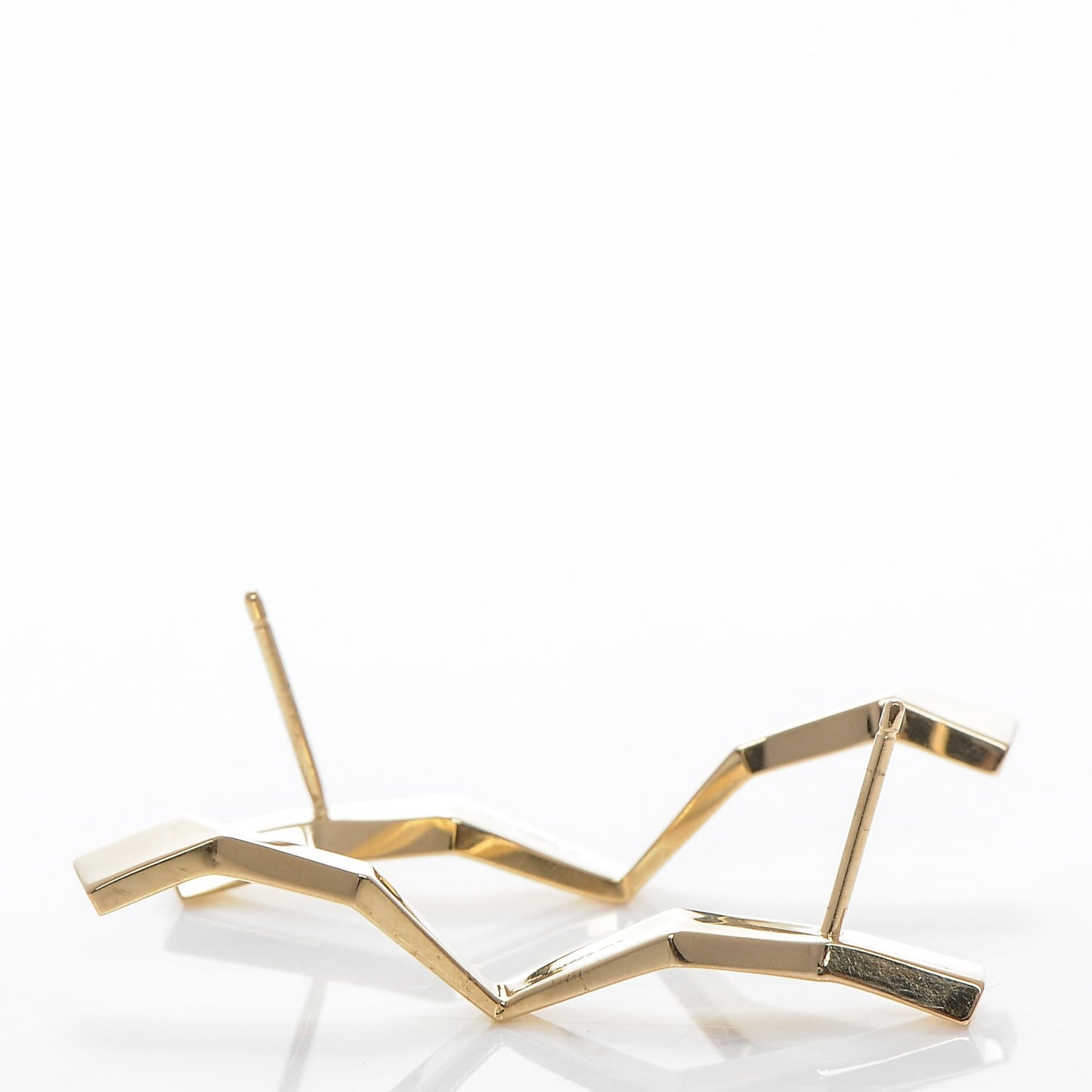 18K Yellow Gold Frank Gehry Fold Earrings