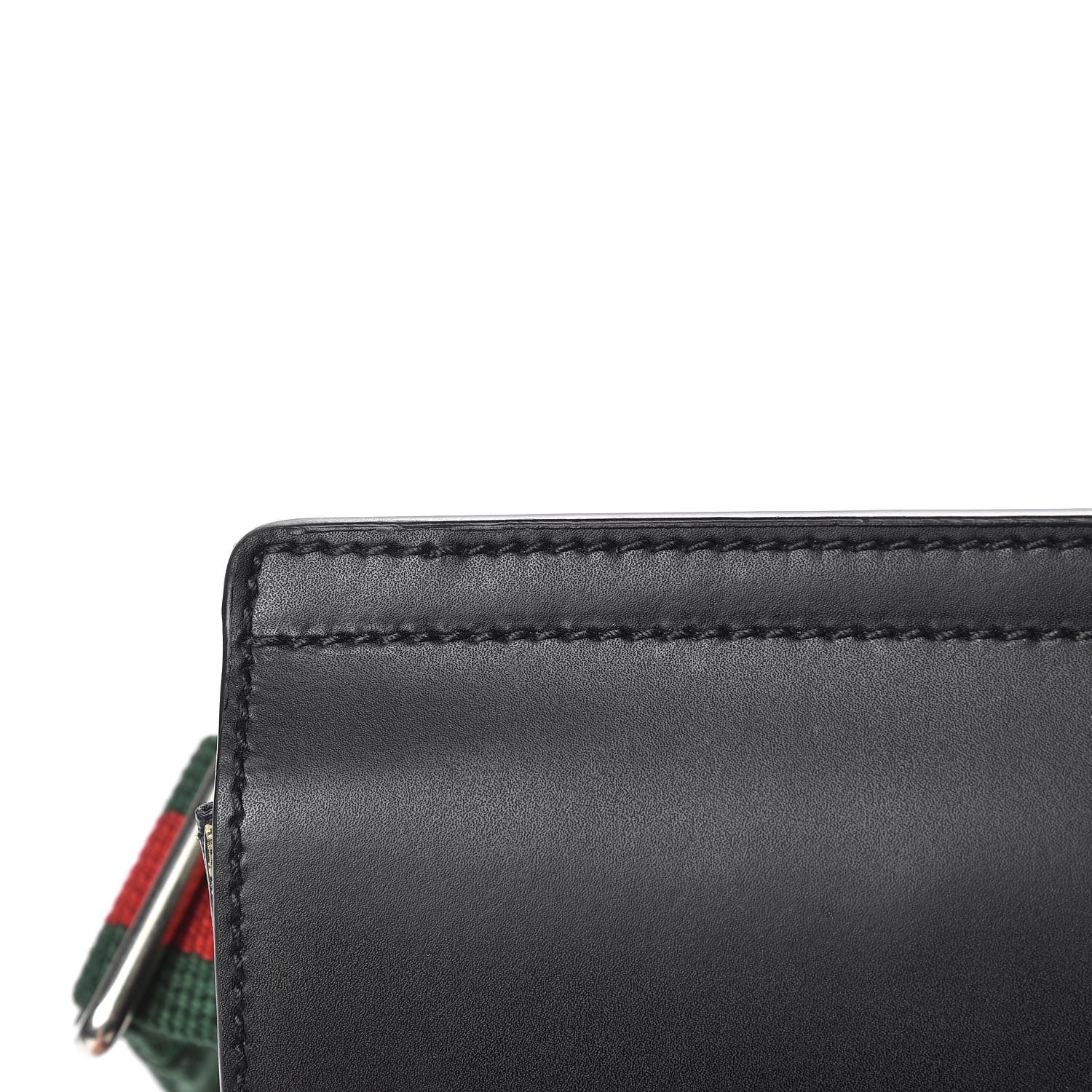 Gucci GG Supreme Monogram Web Belt Bag Black 11 of 15