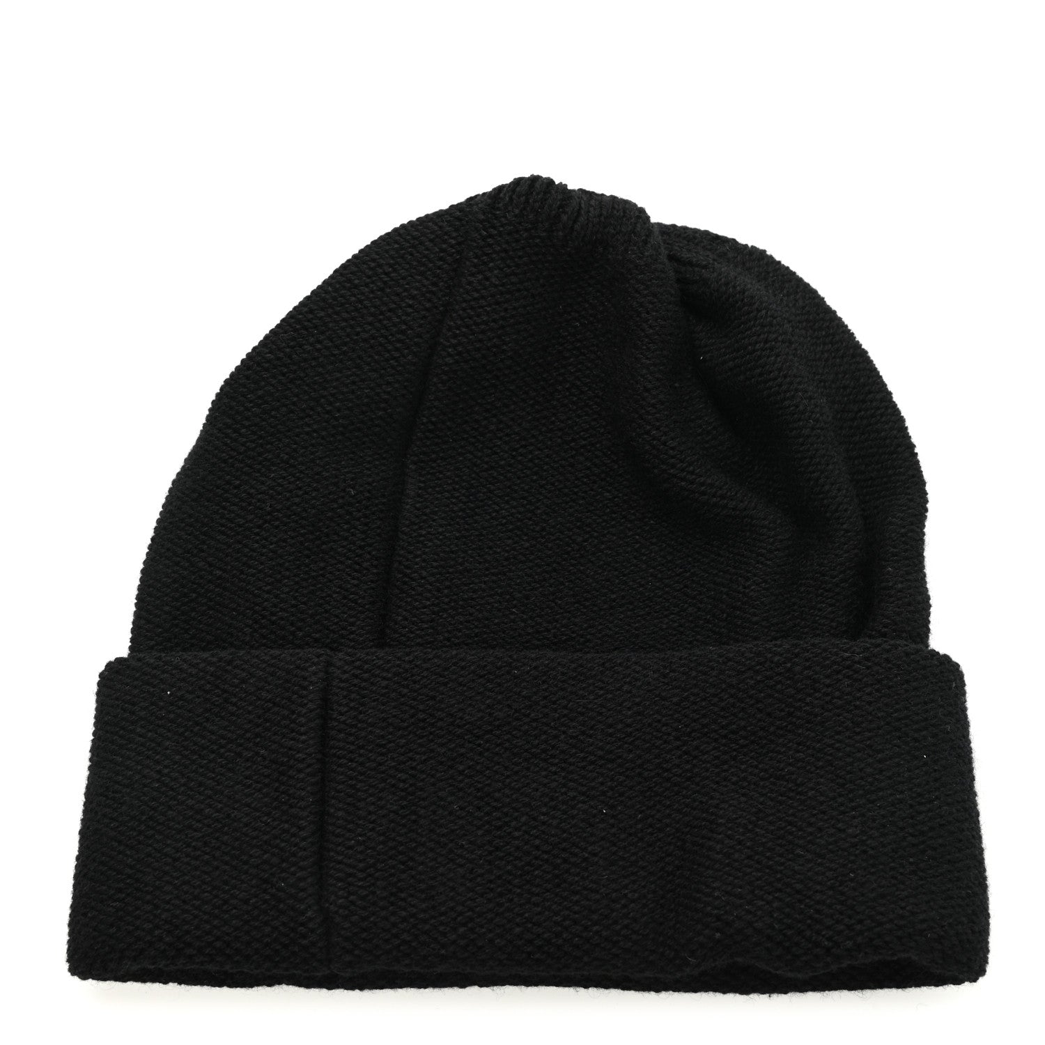 Chanel Cashmere CC Beanie Hat Black 3 of 4