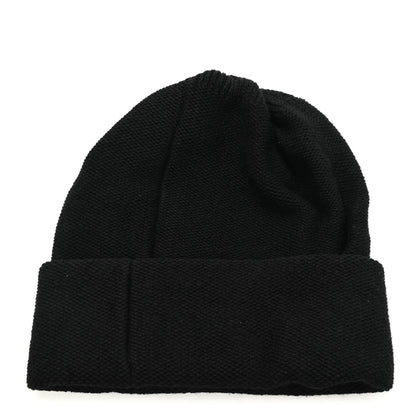 Chanel Cashmere CC Beanie Hat Black 3 of 4