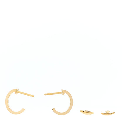 Cartier 18K Yellow Gold Small LOVE Hoop Earrings 3 of 4