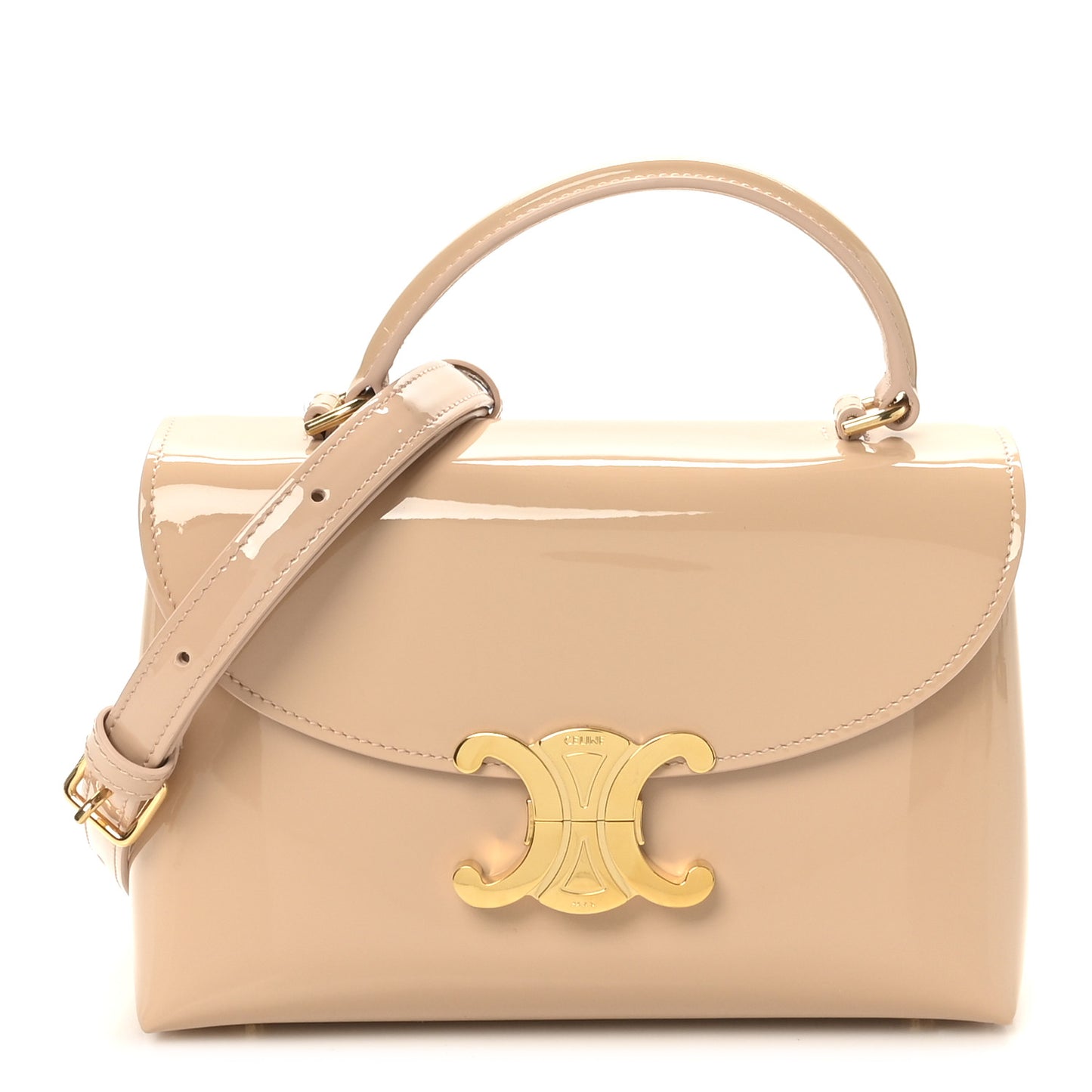 Patent Calfskin Teen Nino Poudre