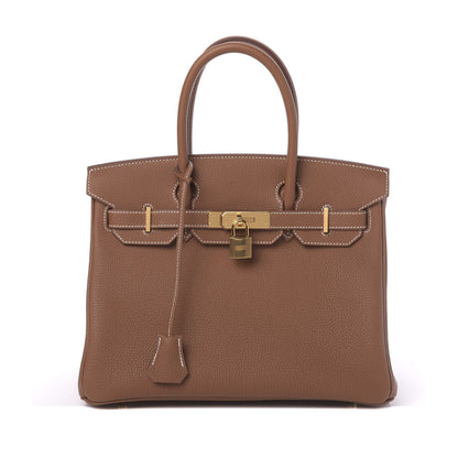 Hermes Togo Birkin 30 Gold 1 of 11