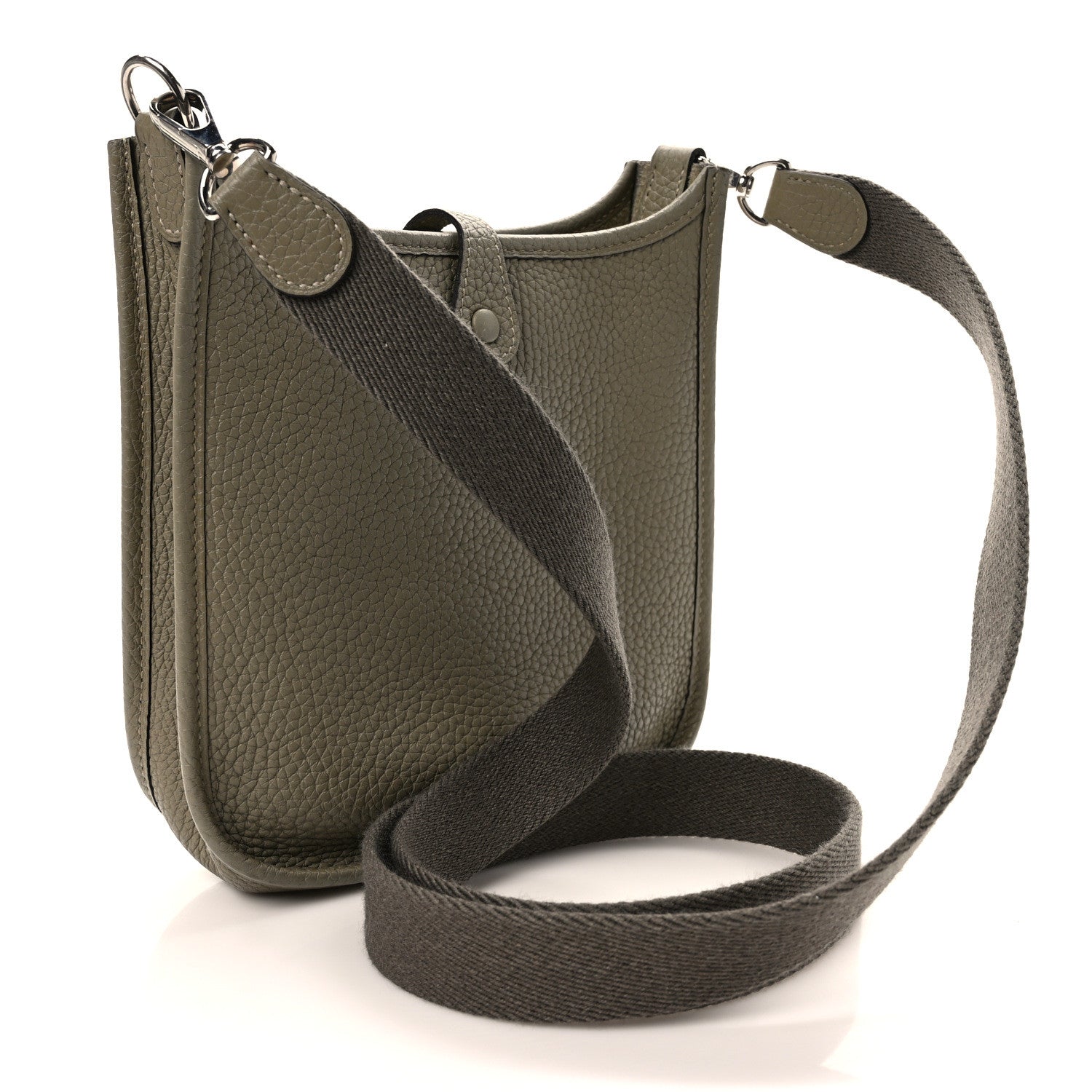 Hermes Taurillon Clemence Amazone Evelyne TPM Sauge 3 of 9