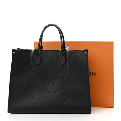 Louis Vuitton Empreinte Monogram Giant Onthego GM Black 10 of 10