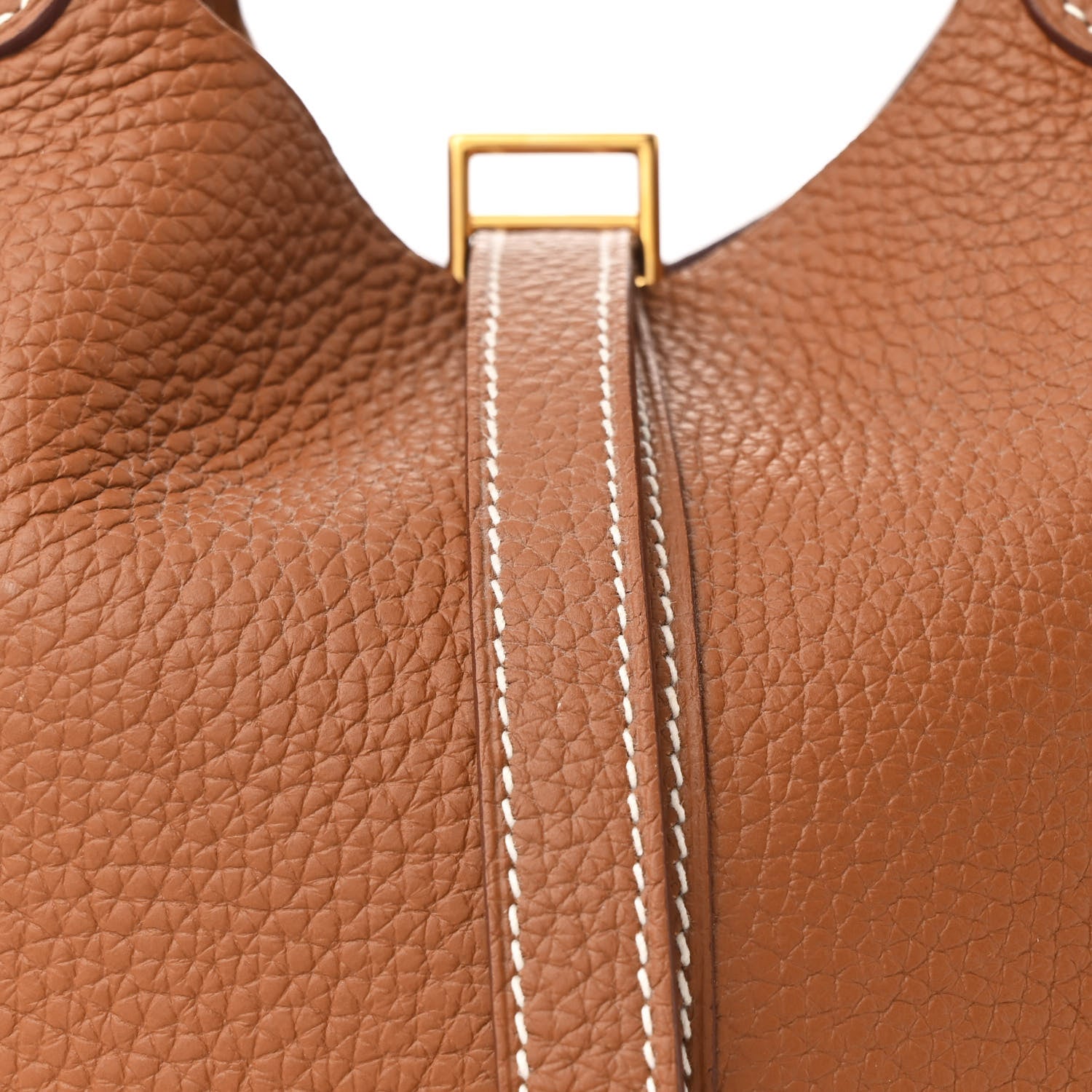 Hermes Taurillon Clemence Picotin Lock 18 PM Gold 8 of 11