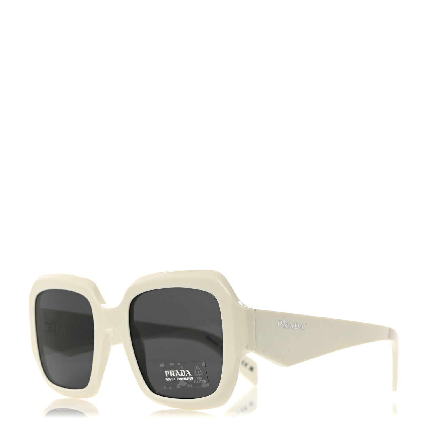 Prada Acetate Sunglasses SPR 28Z White 1 of 8
