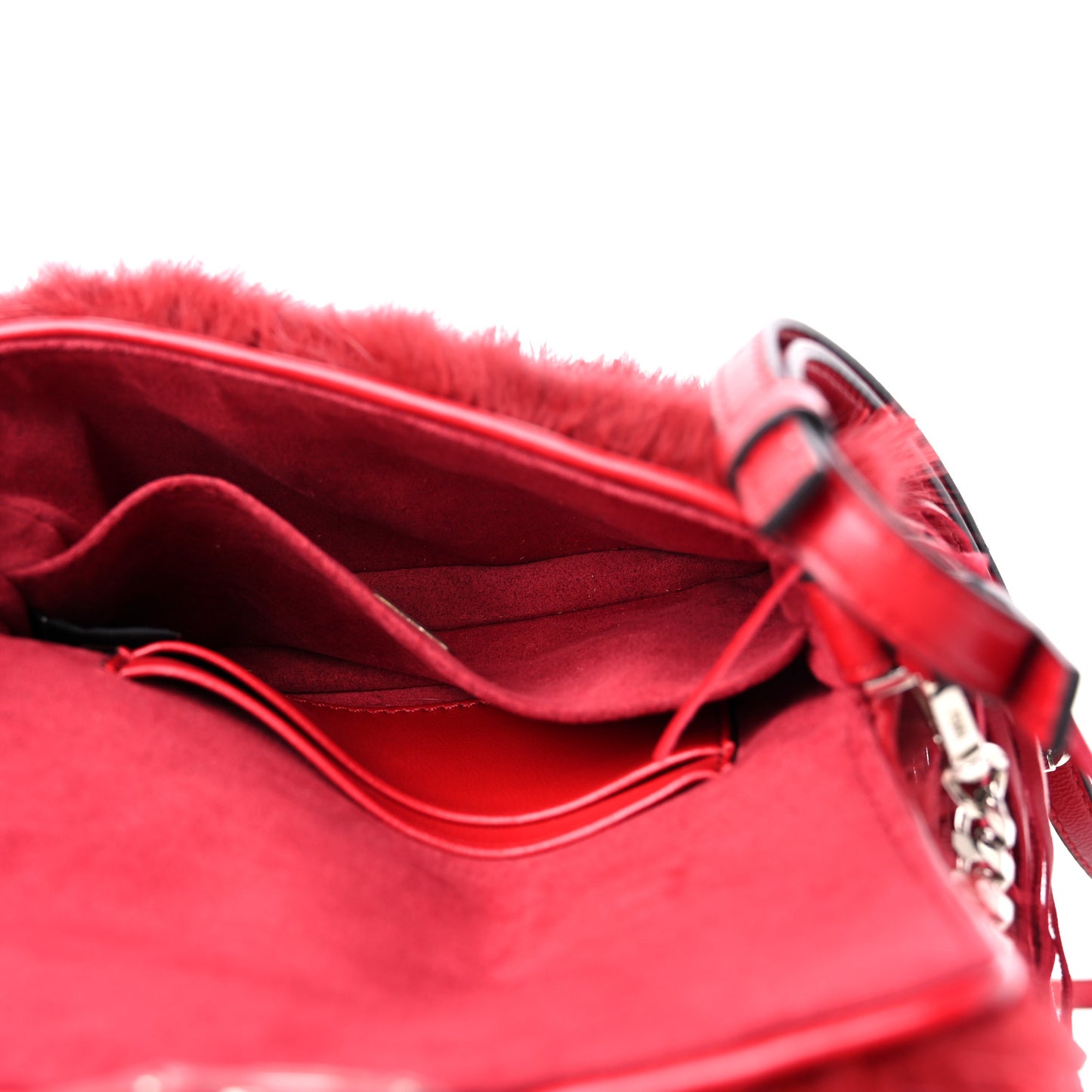 Mink Fringe Micro Baguette Fragolia