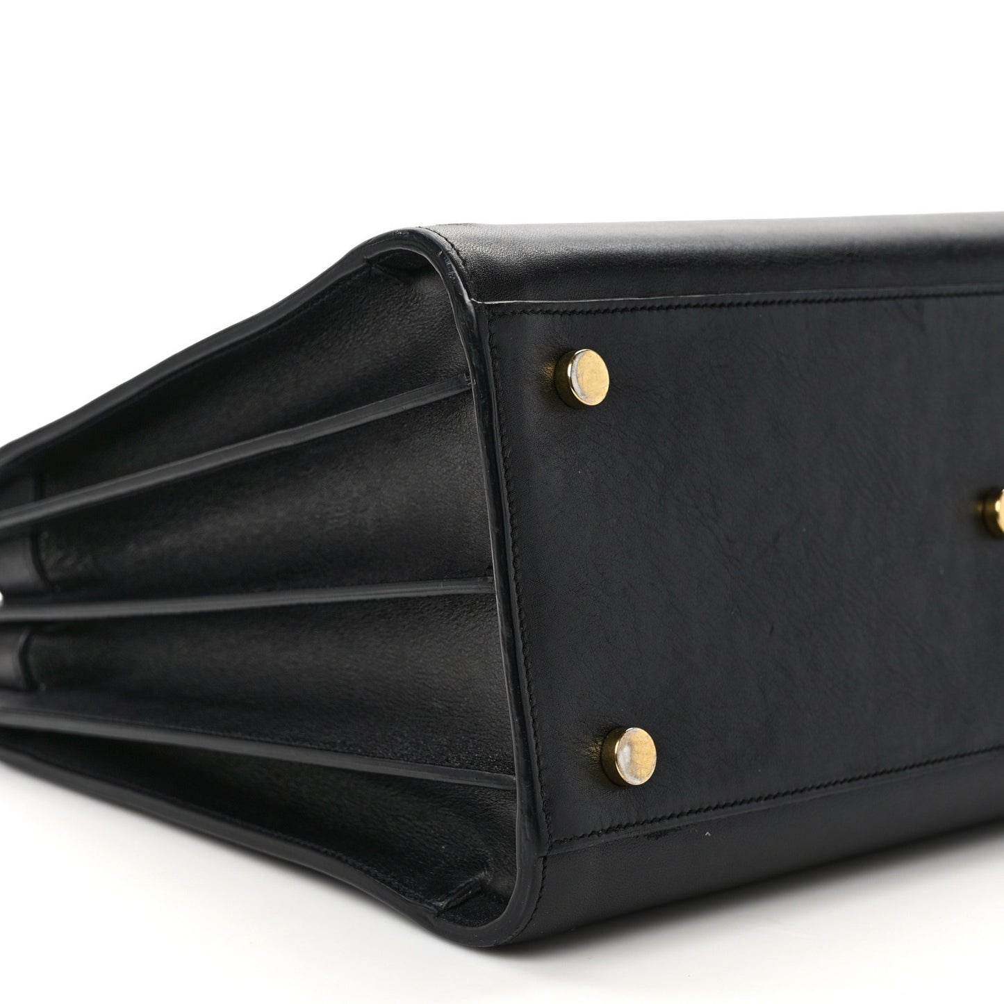 Calfskin Small Sac De Jour Black