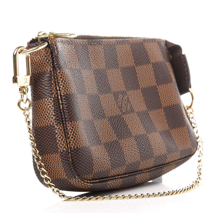Louis Vuitton Damier Ebene Mini Pochette Accessories 3 of 9