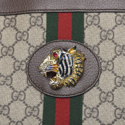 Gucci GG Supreme Monogram Large Rajah Chain Tote Beige New Acero 10 of 10