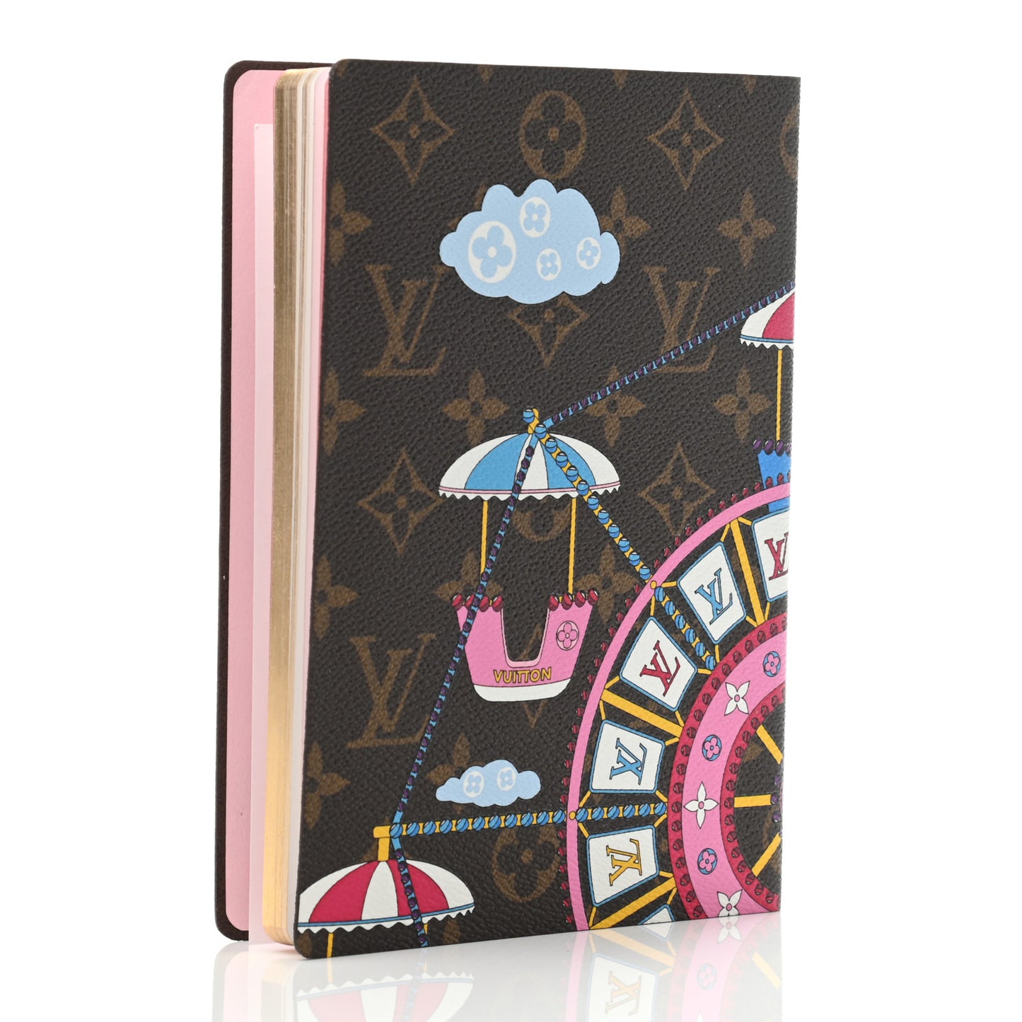 Monogram 2020 Christmas Animation Big Wheel Notebook MM Rose Ballerine