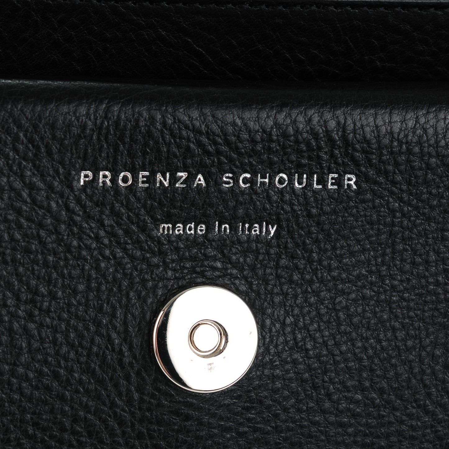 Calfskin PS11 Classic Shoulder Bag Black