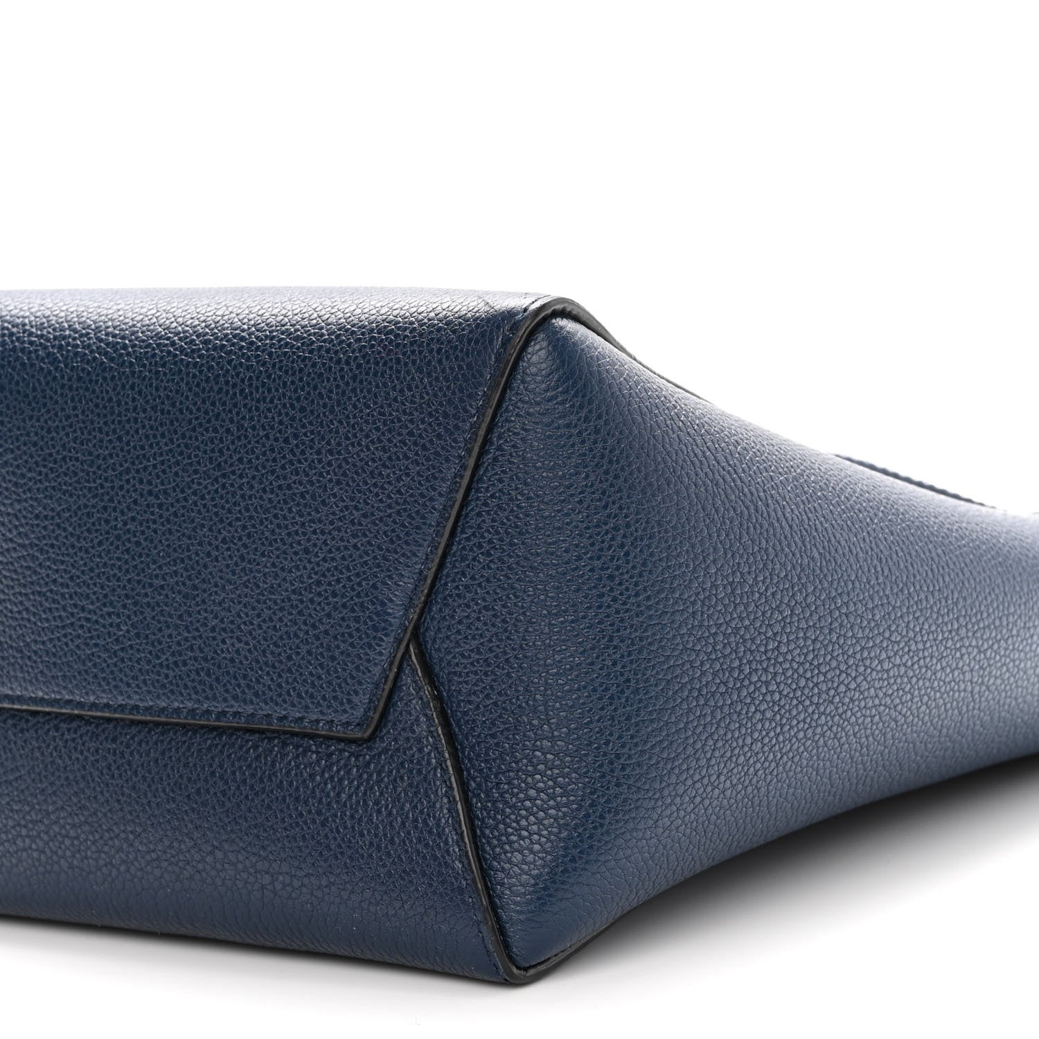 Celine Soft Grained Calfskin Small Sangle Bucket Bag Navy 9 of 9