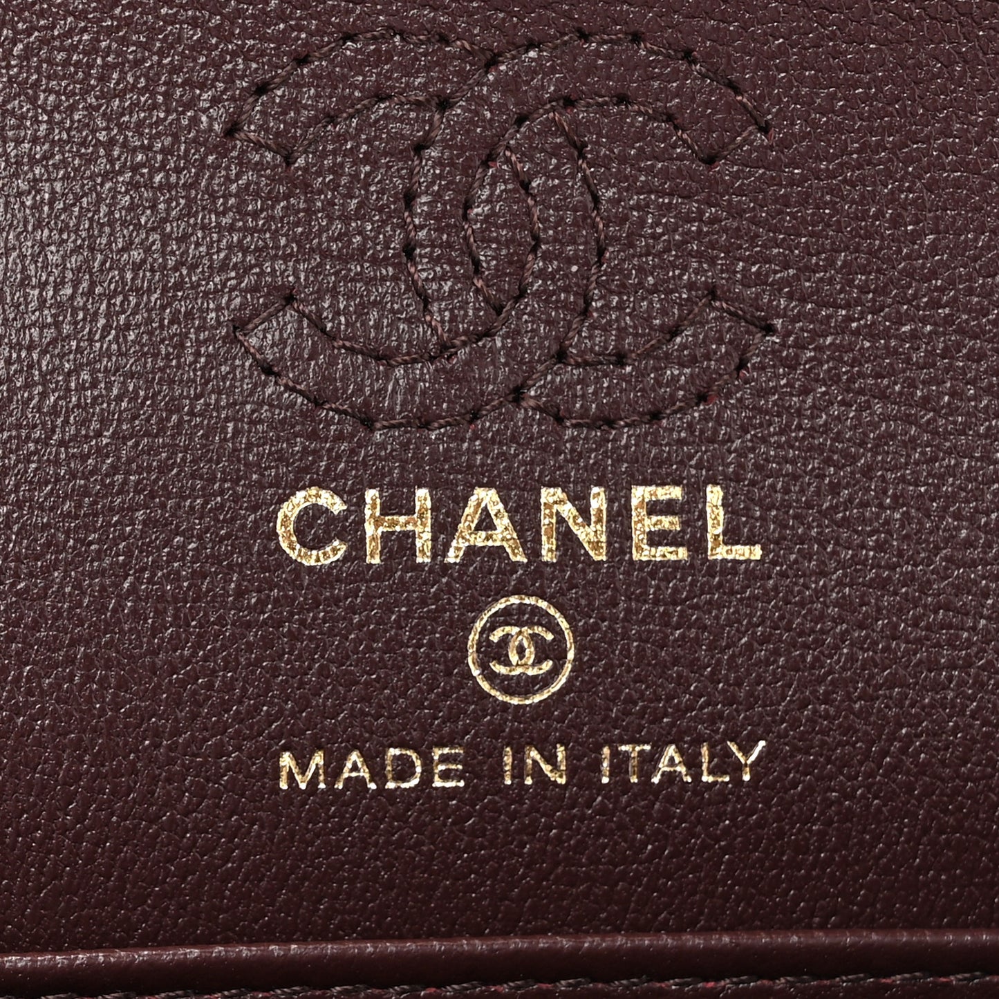 Lambskin Quilted Mini Double Flap With Hook Dark Brown