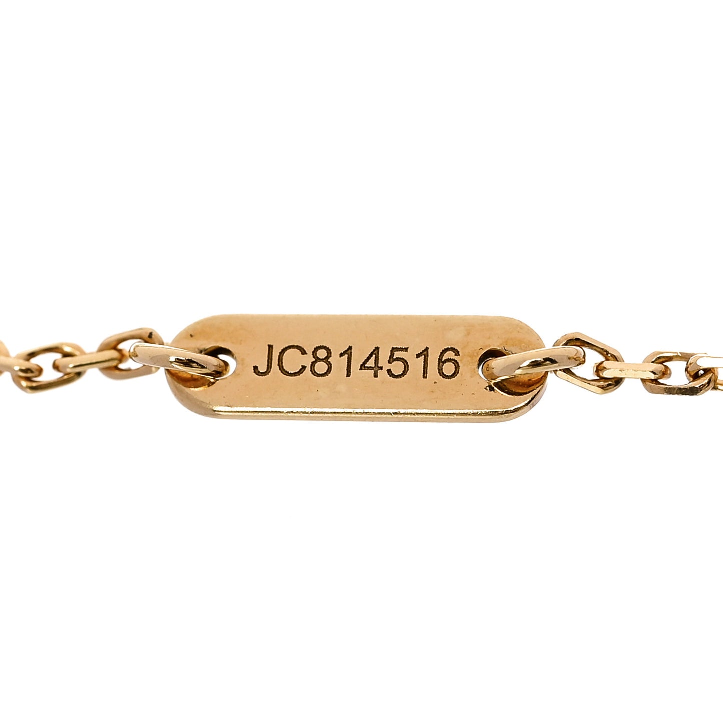 18K Yellow Gold Mother of Pearl Sweet Alhambra Butterfly Bracelet