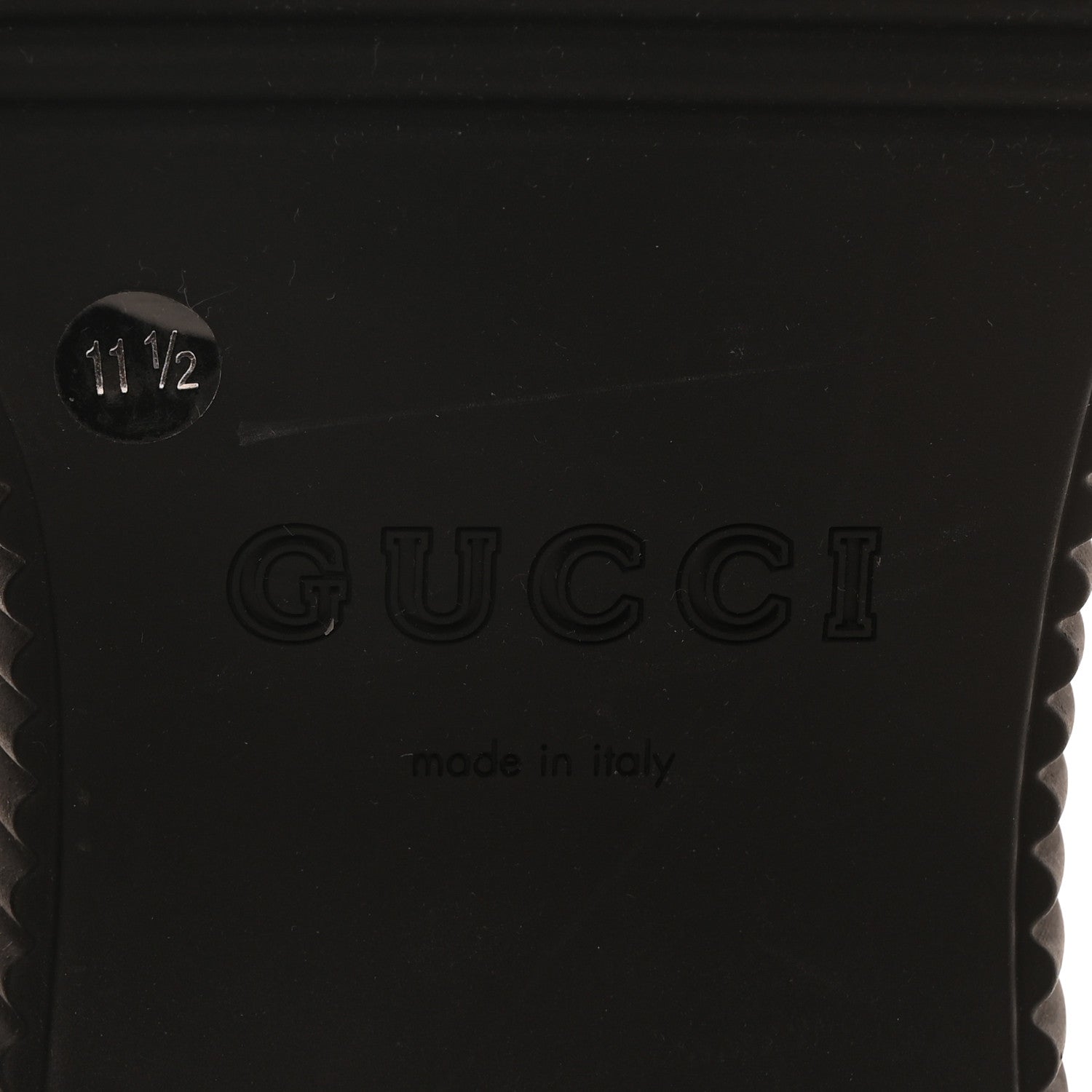 Gucci Magnum Calfskin Mens Horsebit Creeper Loafers 11.5 Black 7 of 9