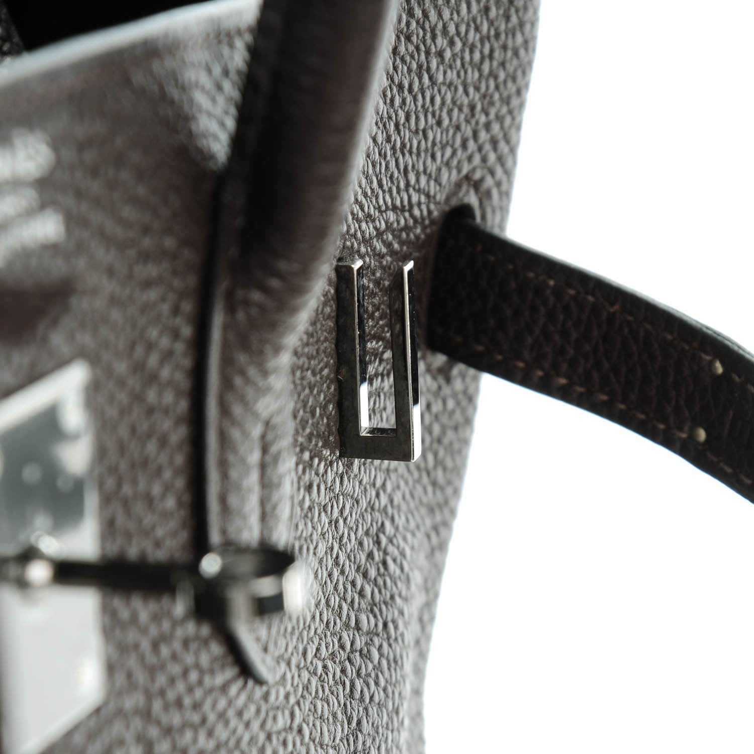 Hermes Togo Bi-Color Birkin 35 Chocolate Black 15 of 22