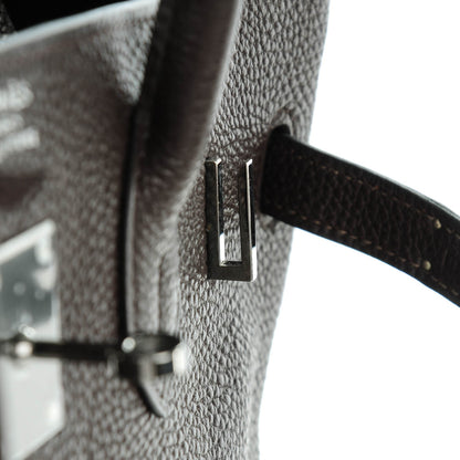 Hermes Togo Bi-Color Birkin 35 Chocolate Black 15 of 22