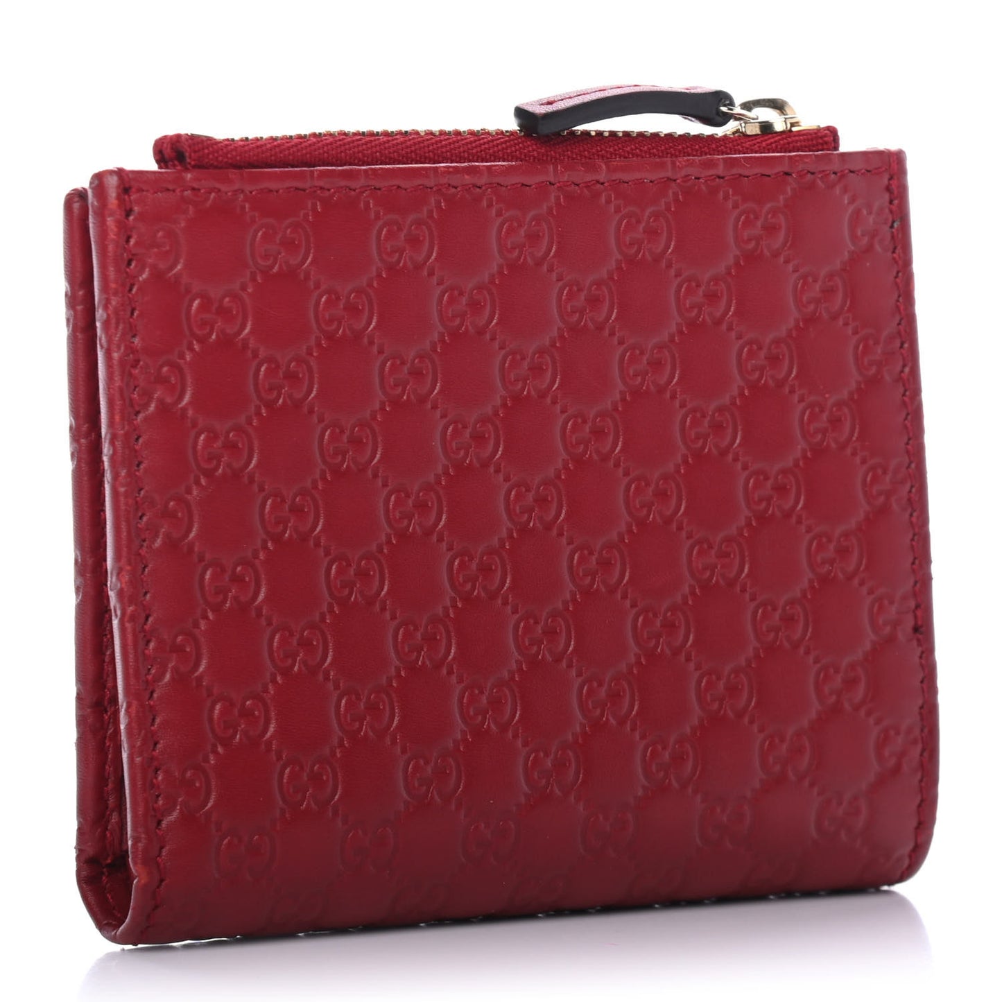 Microguccissima Bi-Fold Wallet Red