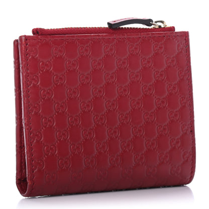 Gucci Microguccissima Bi-Fold Wallet Red 2 of 4