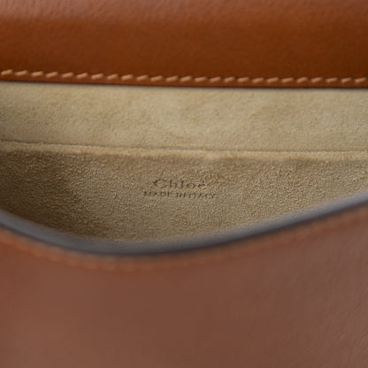 Chloe Calfskin Suede Small Nile Bracelet Bag Caramel 5 of 8
