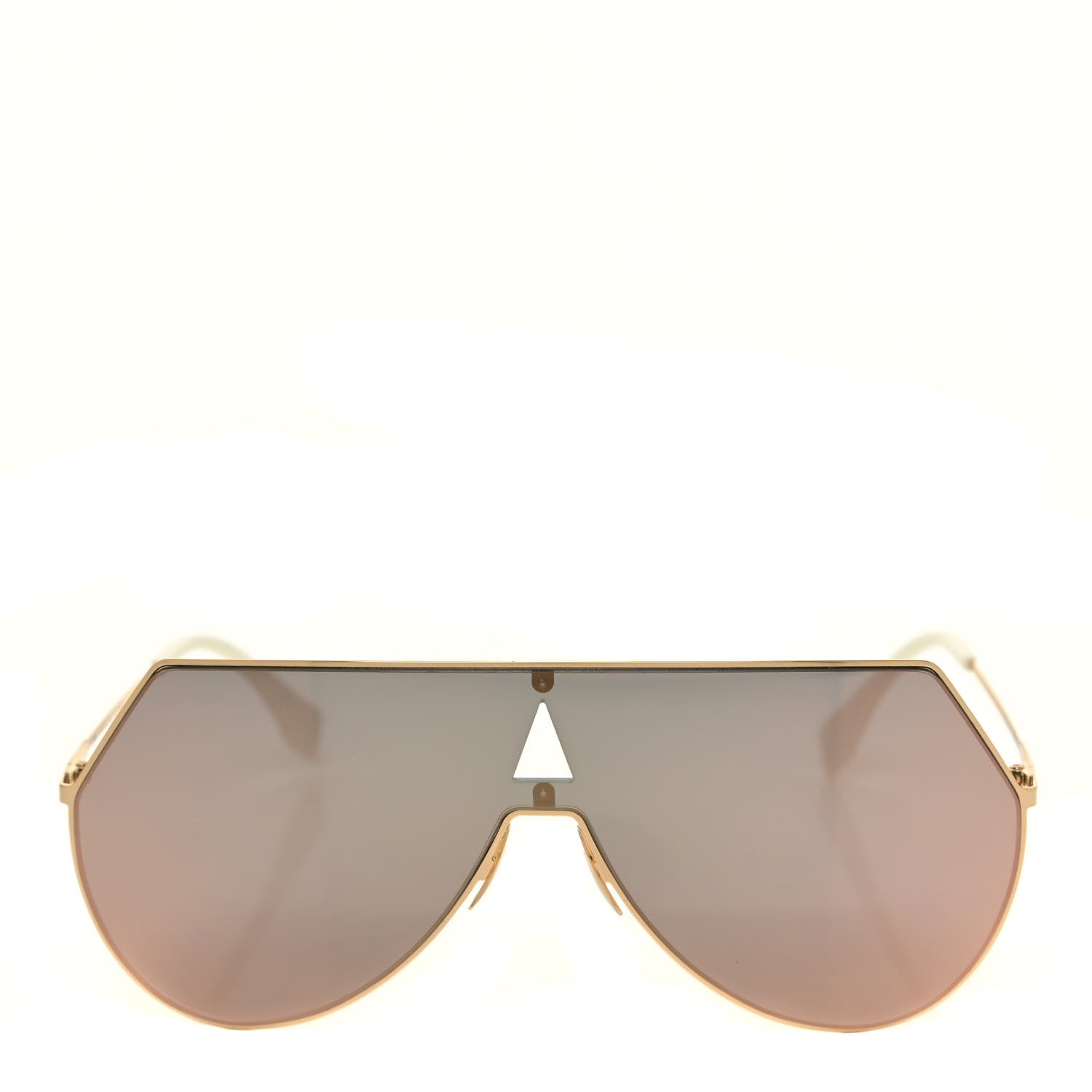 Fendi Metal Mirrored Eyeline Sunglasses FF 0193/S Matte Gold 2 of 7