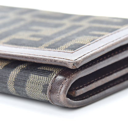 Fendi Zucca Continental Wallet Tobacco 11 of 14