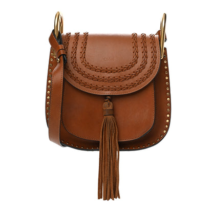 Chloe Calfskin Braided Small Hudson Shoulder Bag Caramel 1 of 17