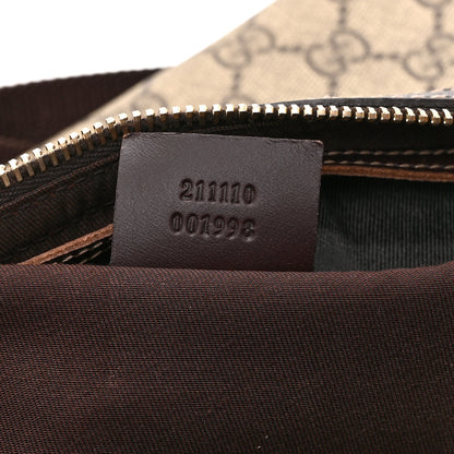 Gucci GG Supreme Monogram Belt Bag Dark Brown 7 of 10