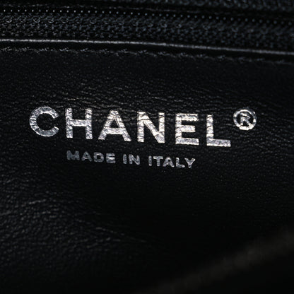 Chanel Caviar Lizard Embossed Quilted Small Coco Handle Flap Black 6 of 10