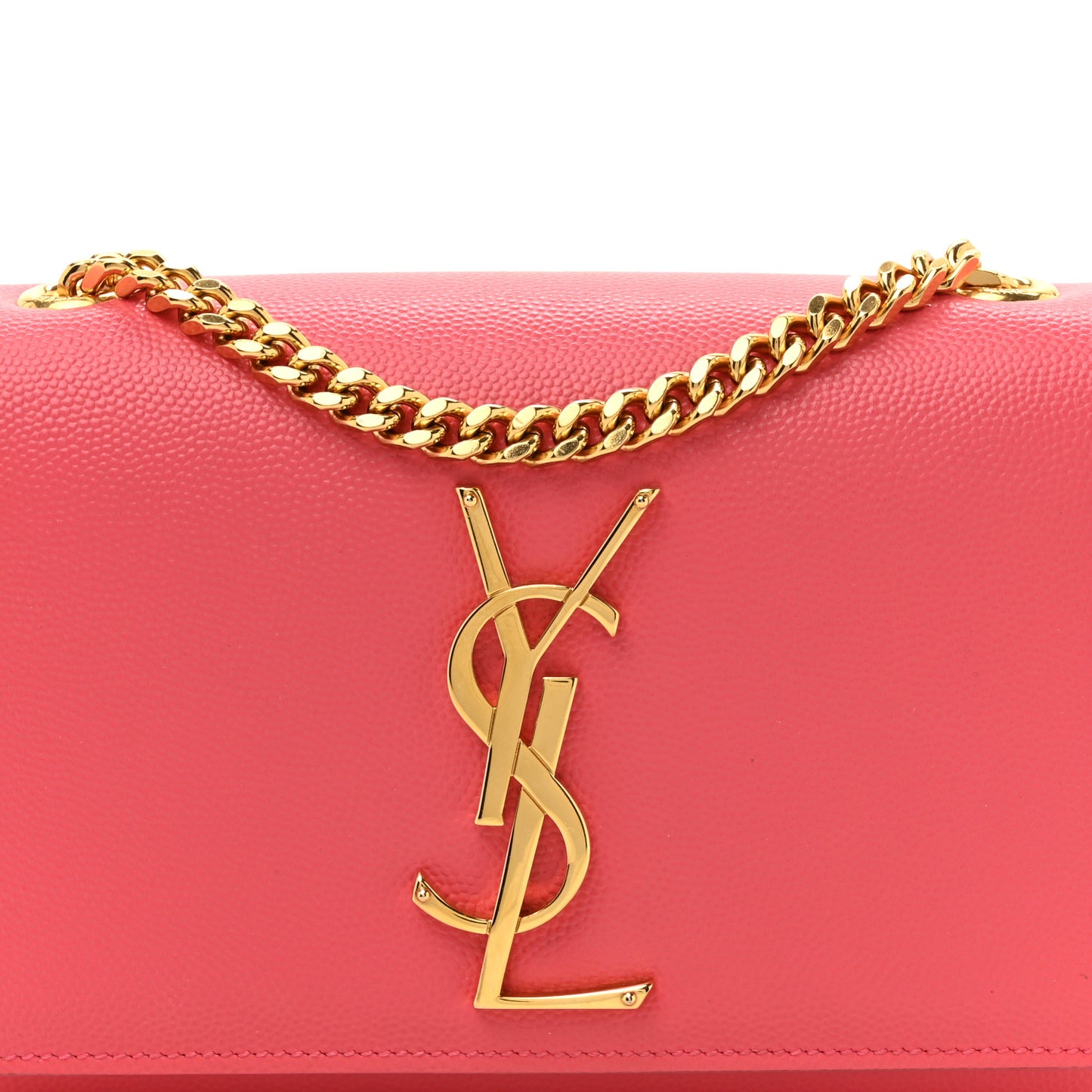 Grain De Poudre Small Monogram Kate Satchel Rose Clair