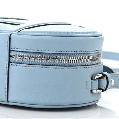 Fendi Vitello Grace Matte O'Lock Mini Camera Case Azzurro Baby 9 of 10