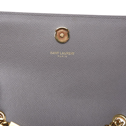 Saint Laurent Grain De Poudre Small Monogram Kate Satchel Fog 6 of 11