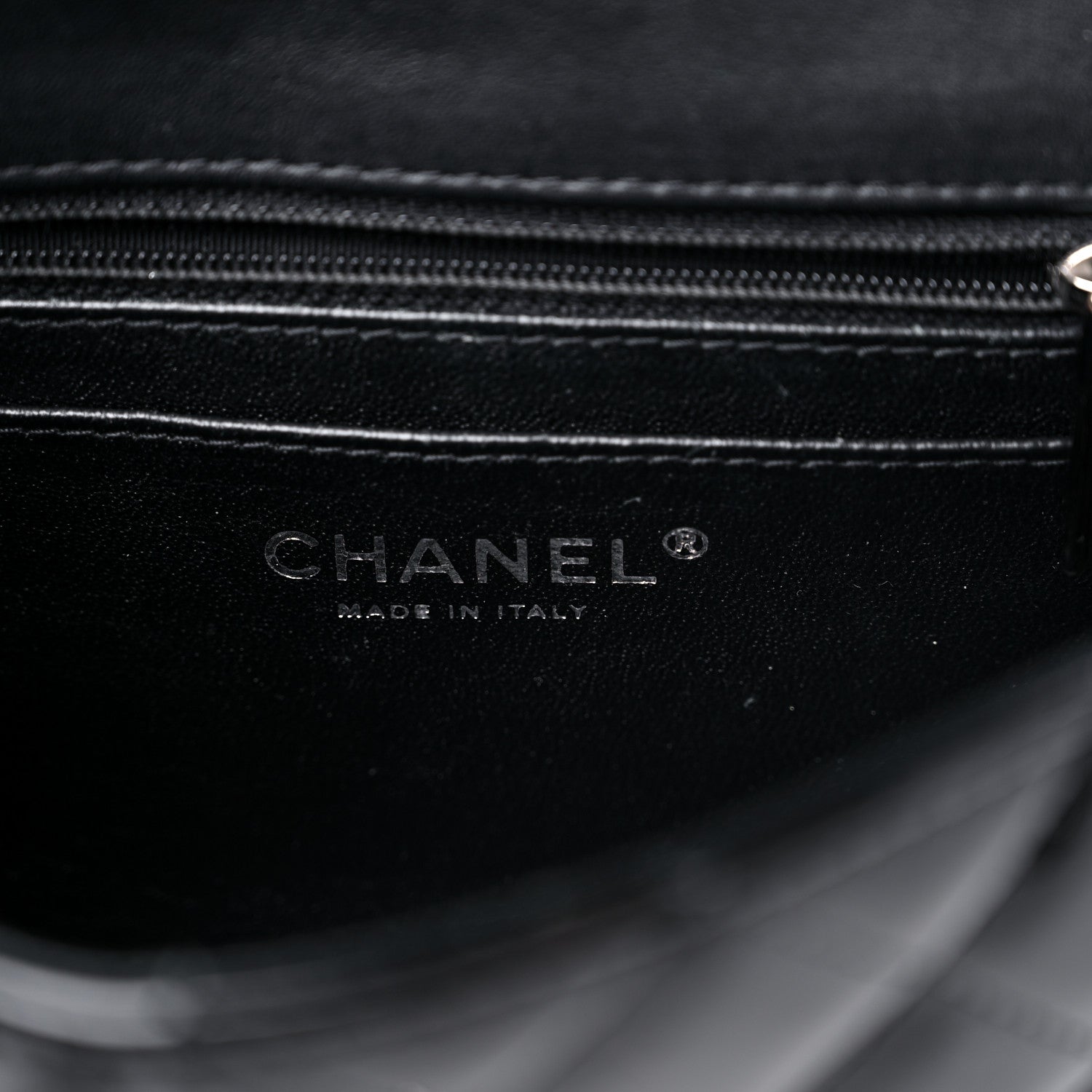 Chanel Patent Calfskin Quilted Mini Rectangular Flap Black 6 of 10