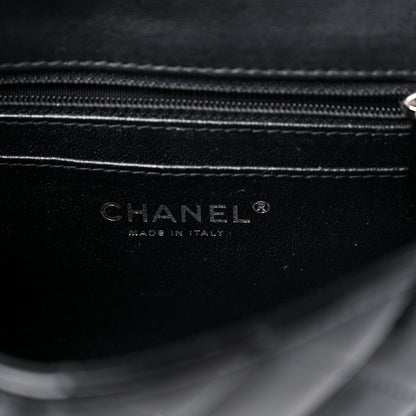 Chanel Patent Calfskin Quilted Mini Rectangular Flap Black 6 of 10