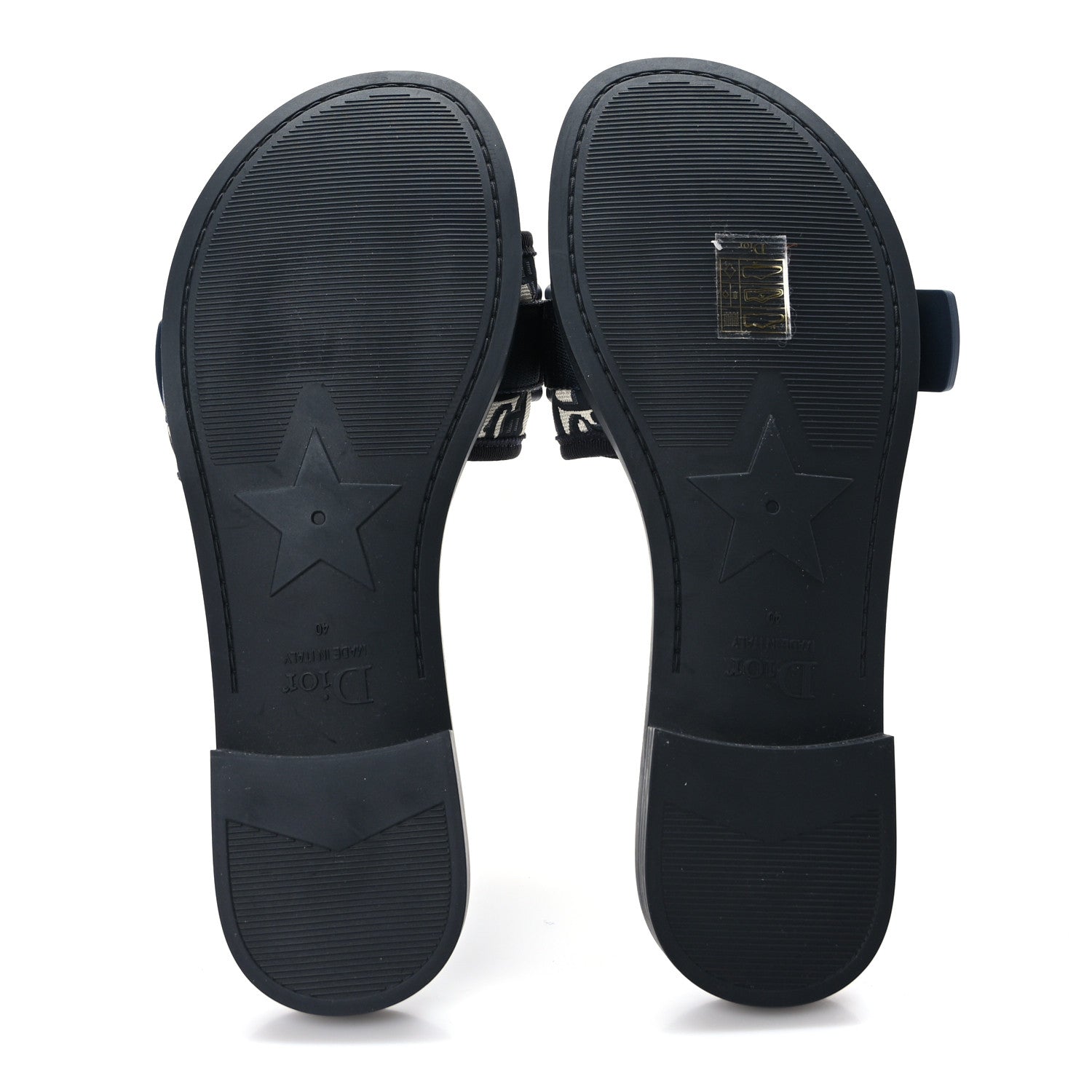 Christian Dior Nylon Oblique Dio(r)evolution Slide Sandals 40 Deep Blue 5 of 7