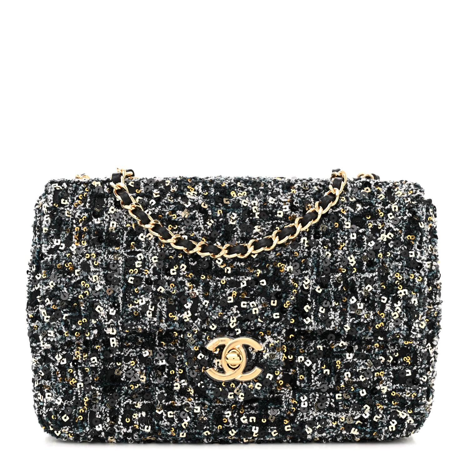 Chanel Sequin Small Single Flap 1 of 11