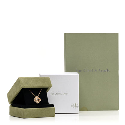 Van Cleef & Arpels 18K Yellow Gold Vintage Alhambra Pendant Necklace 6 of 6