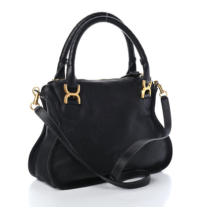 Chloe Calfskin Medium Marcie Satchel Black 2 of 5