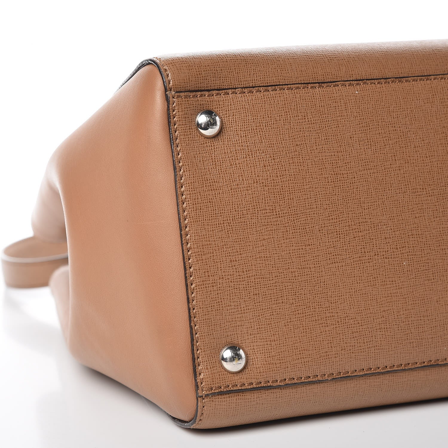 Fendi Vitello Elite Regular 2Jours Tote Orzo 9 of 10