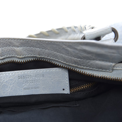 Balenciaga Agneau Classic Hardware Town Bleu Acier Ciel 10 of 14