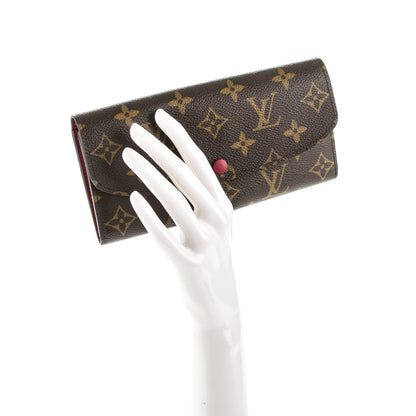 Louis Vuitton Monogram Emilie Wallet Fuchsia 2 of 7