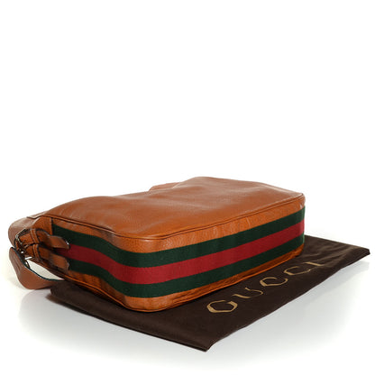 Gucci Pebbled Calfskin Medium Heritage Shoulder Bag Light Tobacco 13 of 18