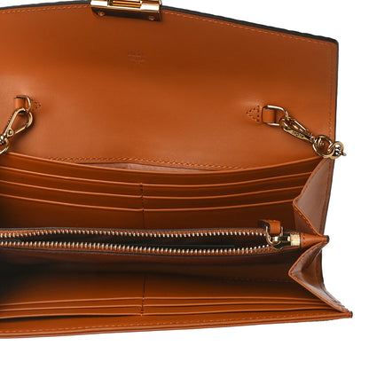 MCM Visetos Large Patricia Wallet On Chain Cognac 5 of 10