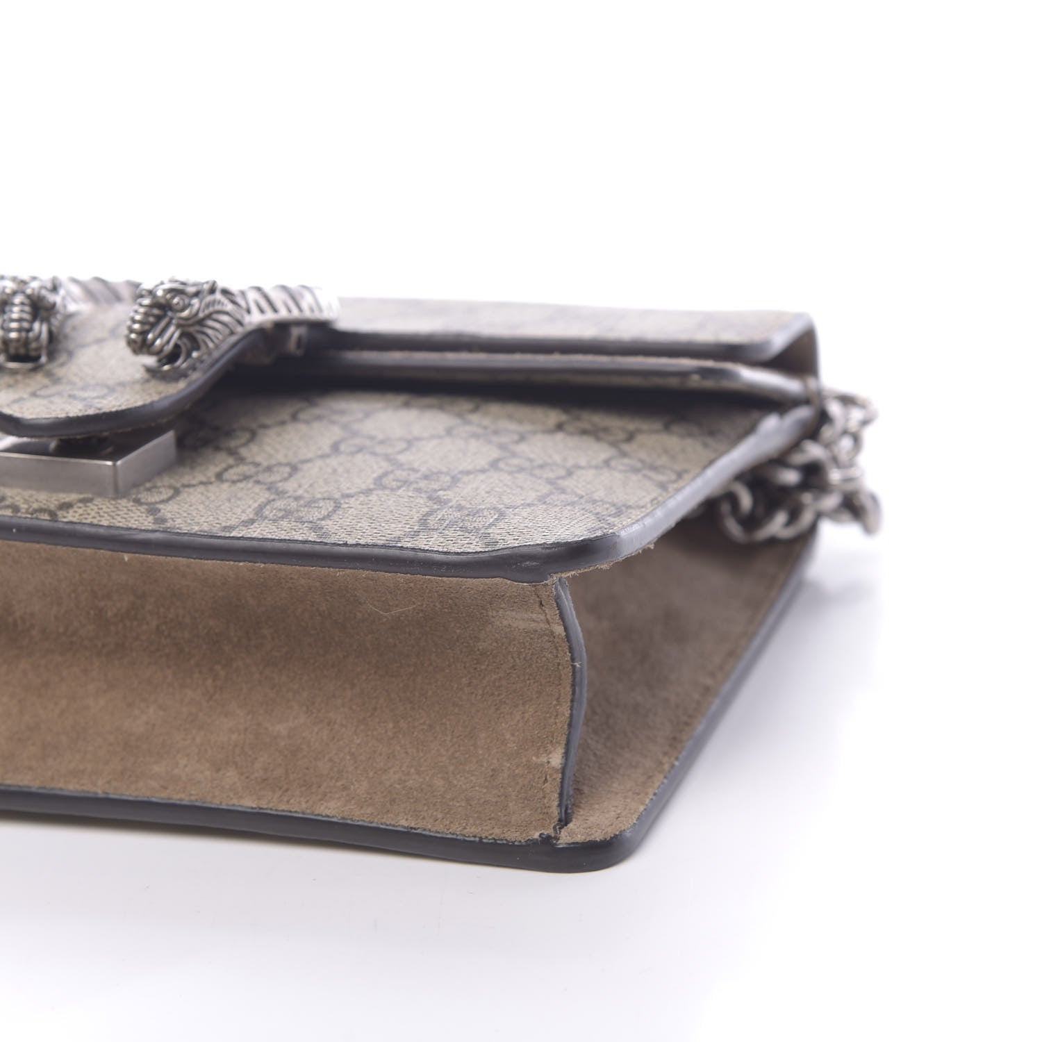 Gucci GG Supreme Monogram Mini Dionysus Shoulder Bag Taupe 9 of 12